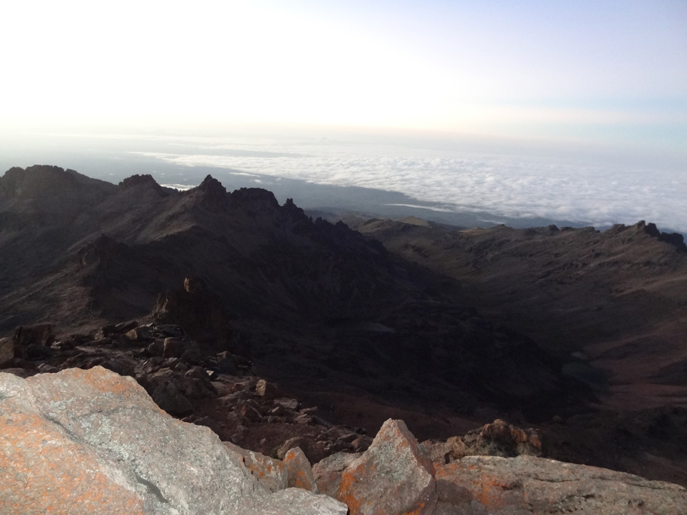Lenana peak Mt Kenya, 4985m sunrise