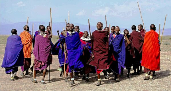 Kenya cultural safari Masai people dancing