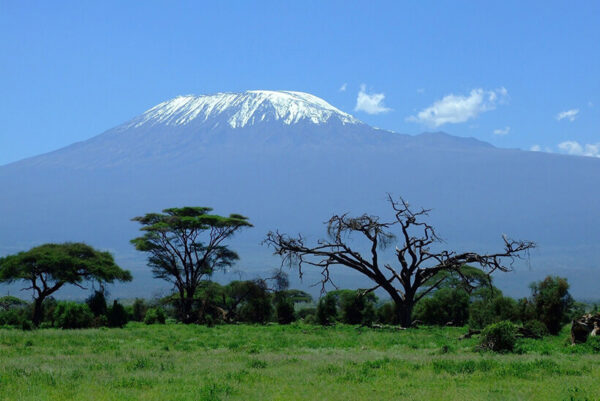 Mount Kilimanjaro seen from Amboseli Kenya safaris