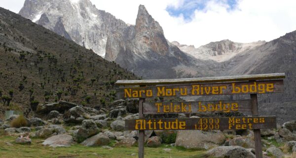 Mount Kenya climbing tours Naro Moru