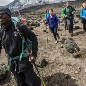 Mount Kenya climbing tours Sirimon Route group tour